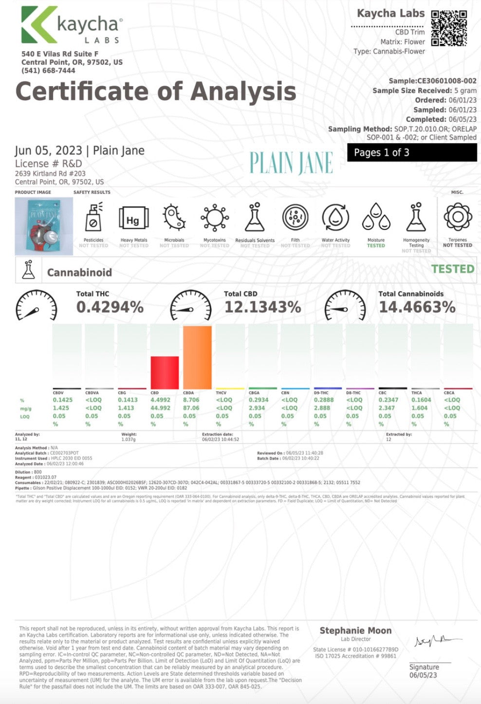Plain Jane CBD Cigarettes - Menthol Flavor - Free Shipping  ( use code: SHIP ) - thehemphaus