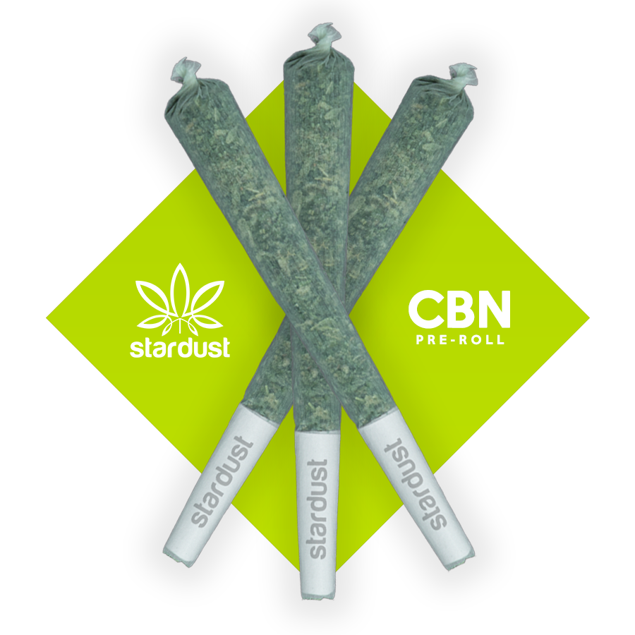 This is a photo of three 1.5 gram Runtz Hemp CBD Flower pre roll infused with 100 mg of CBN Isolate (cannabinol).  Grown in a light assisted green house packed with cannabinoids and terpenes to give it that beautiful look, smell, and taste.  Just like the original but with a unique punch that only CBN can deliver! - thehemphaus
