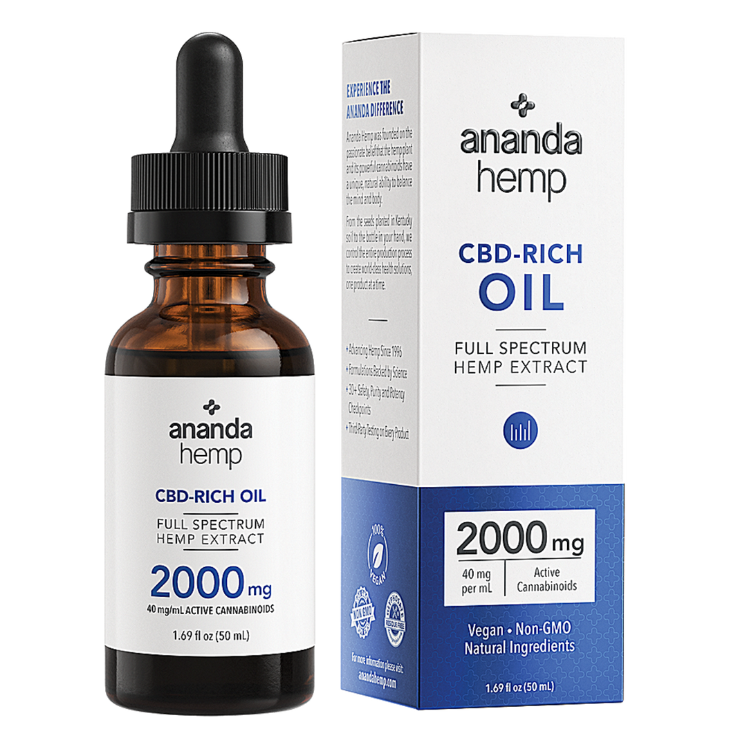 Ananda Hemp Full Spectrum CBD Oil - thehemphaus