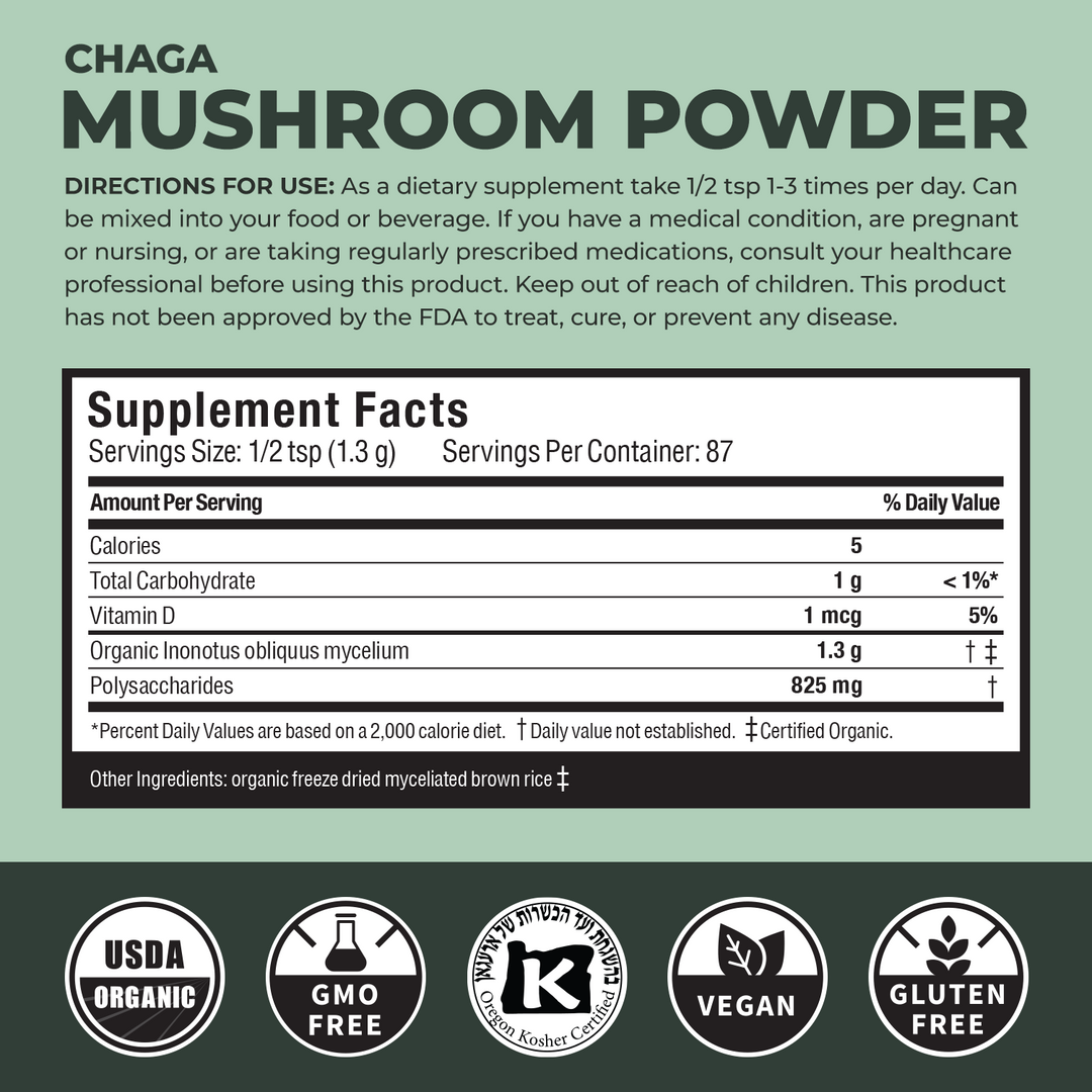 Chaga Powder - thehemphaus