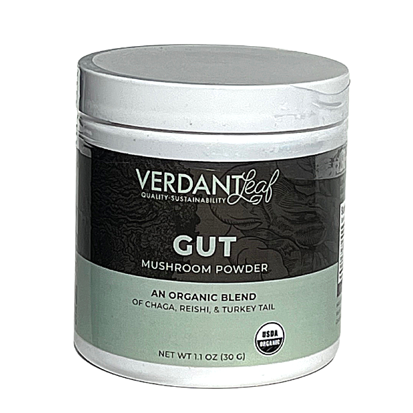Gut mushroom powder from Verdant Leaf - thehemphaus