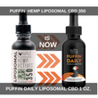 Load image into Gallery viewer, The Puffin Hemp Liposomal CBD is now Puffin Daily Liposomal CBD in a 1 oz. black glass bottle.  Same great formula even better taste!
 - thehemphaus
