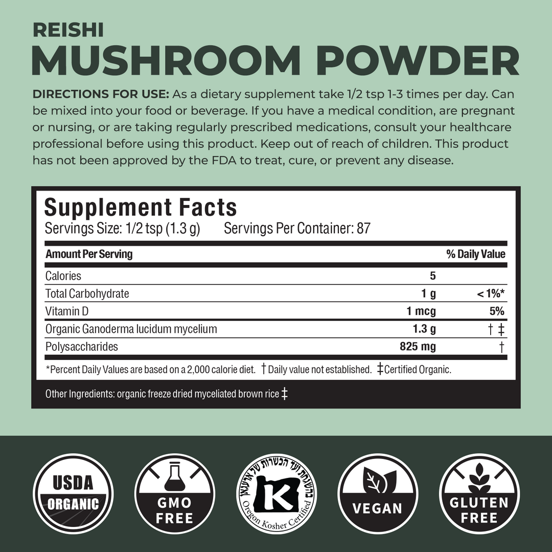 Reishi mushroom powder - thehemphaus