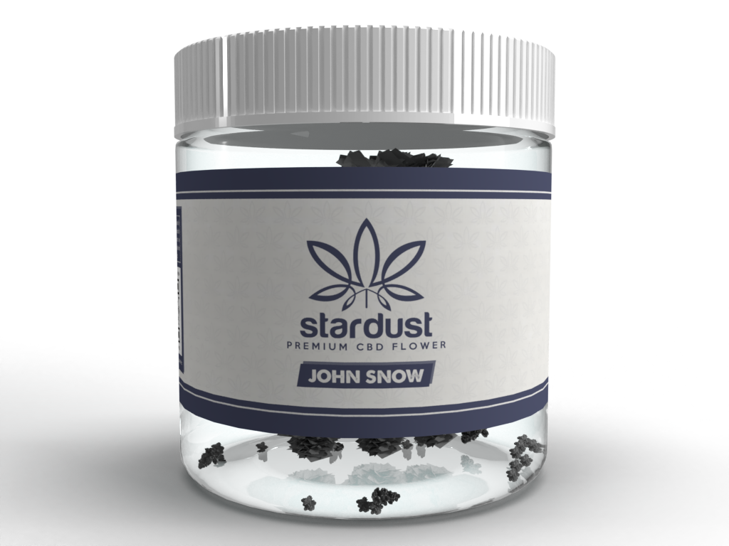 28g Jar of John Snow CBG Flower - thehemphaus